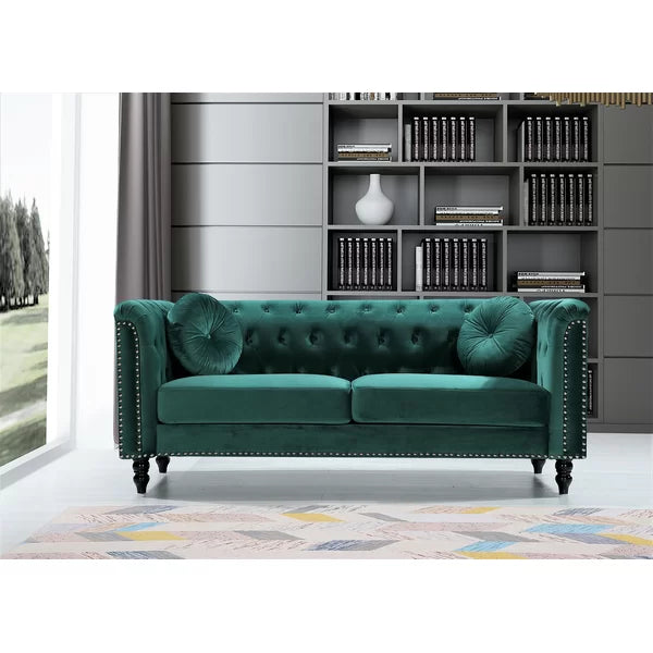 Velvet Square Arm Sofa with magnificient design and world class fabric