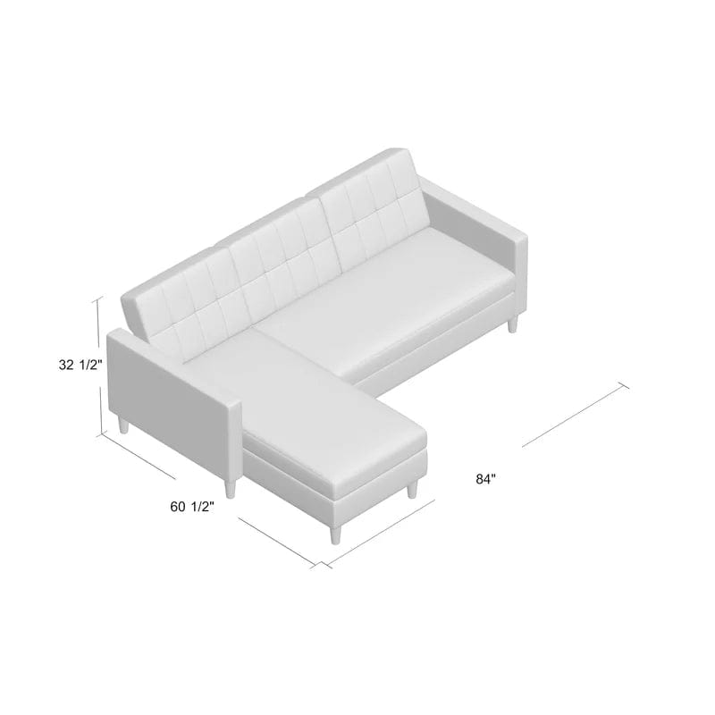 Abram 2 - Piece Corner Sofa Chaise