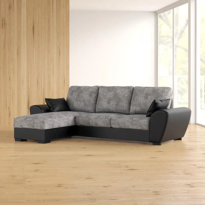 Acee 2 - Piece Upholstered Corner Sofa Come Bed