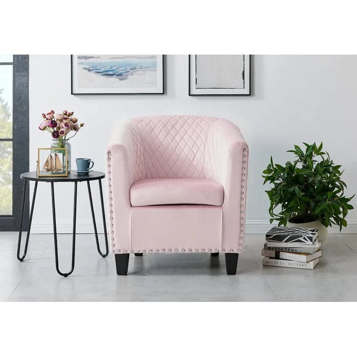 Adhelin Upholstered Barrel Chair