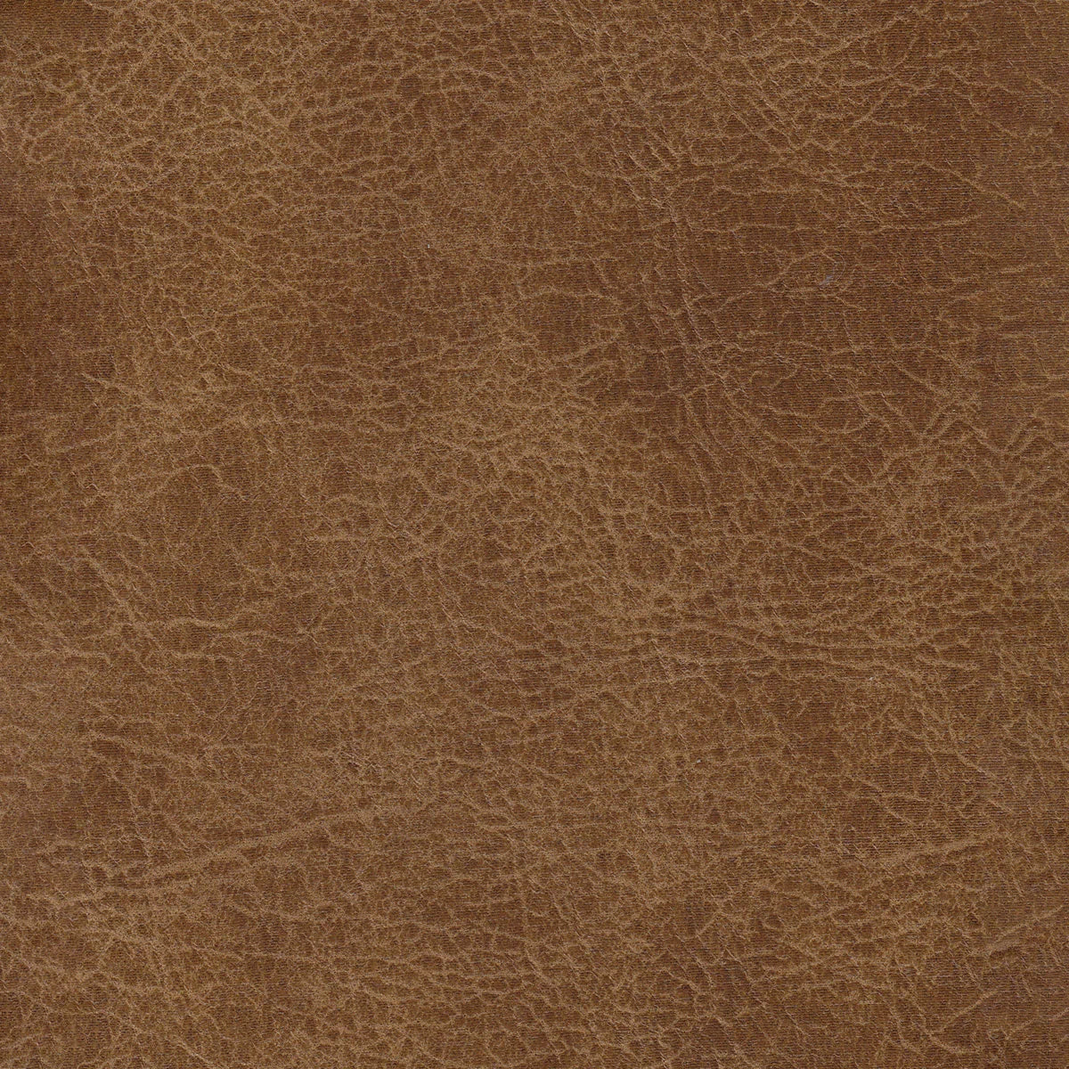 Coffee Table Ottoman Bench - Light Brown Faux Leather