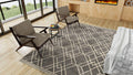 Khaki Wool Vista 8X10 Feet  Hand-Tufted Carpet - Rug