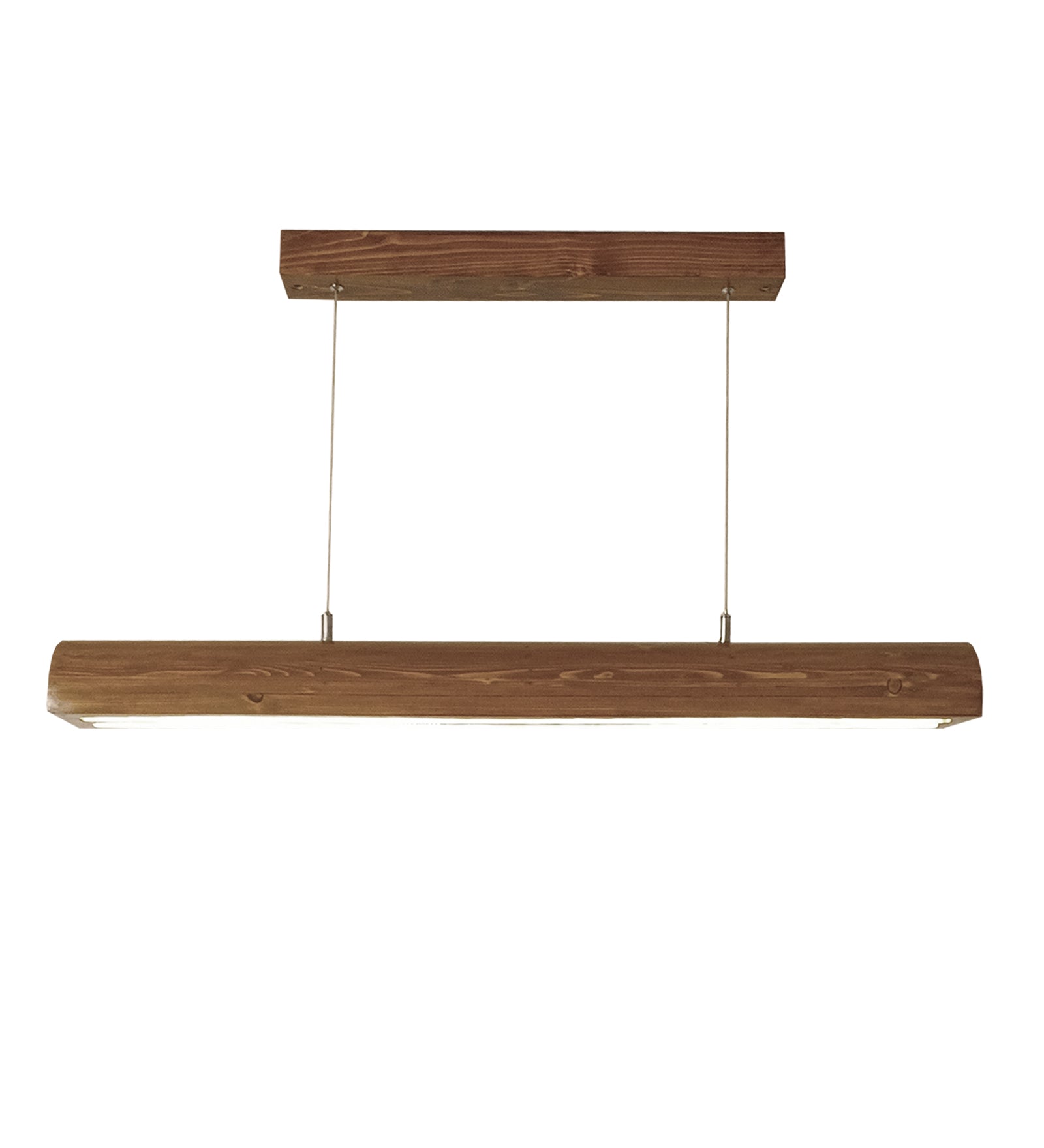 Alba 36 Brown Wooden LED Hanging Lamp