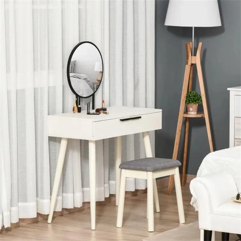 Tomasz Dressing Table with Mirror - Ouch Cart 