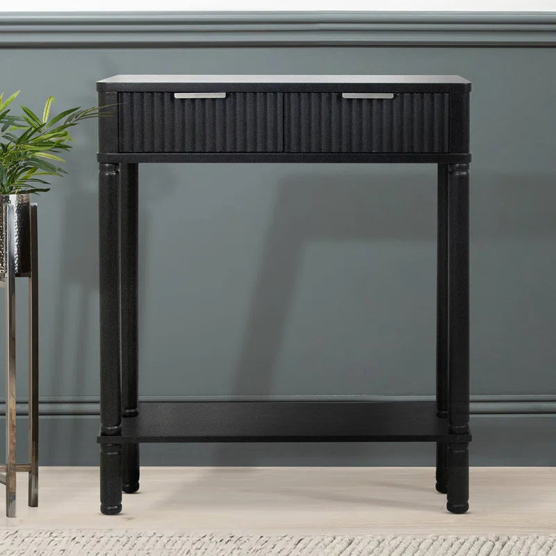 2 Drawers Wooden Slim Entry jonas Table