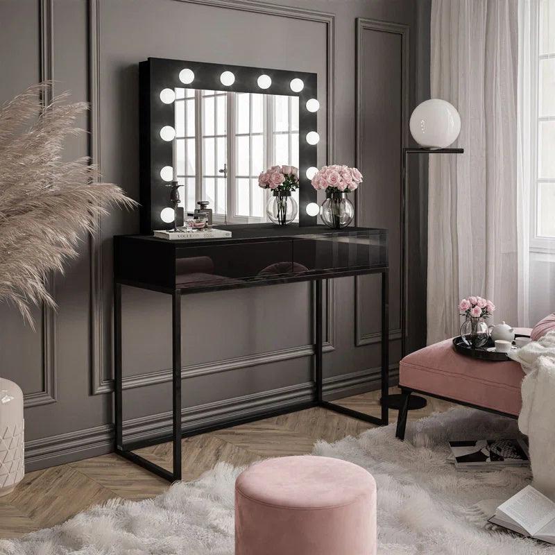 Gunnar Dressing Table with Mirror - Ouch Cart 