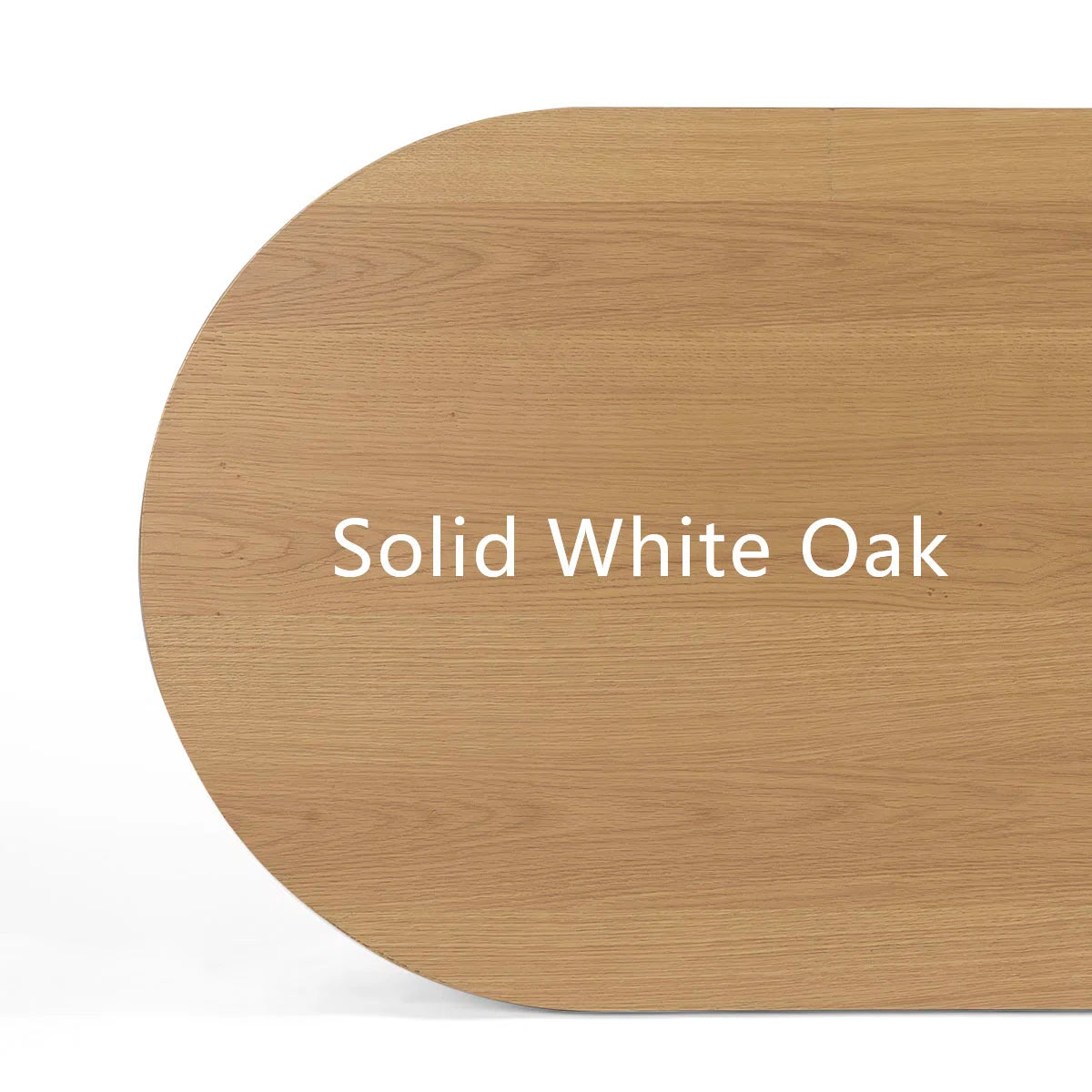 Antowine 48" Oval Solid White Oak Rattan Coffee Table- OUCH CART | Center table