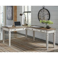 Maximized Workspace: L-Shaped Writing Desk for Comfort and Productivity