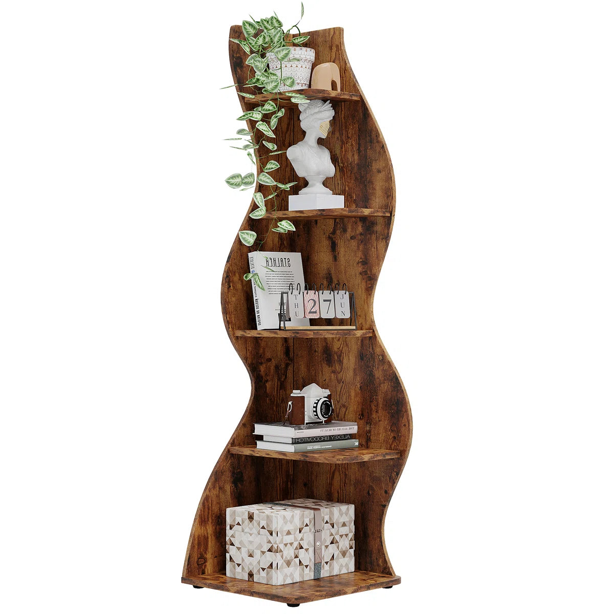 Arhab Corner Bookcase