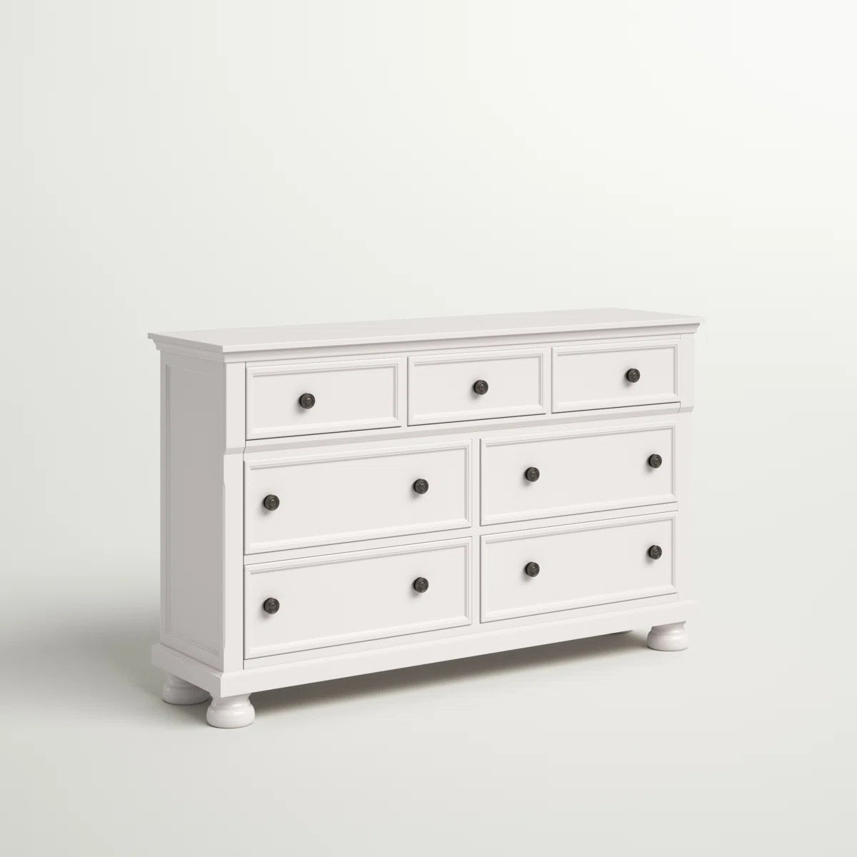 Wooden Multi-Drawer Storage Dresser