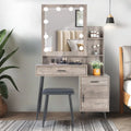 Aynsley Makeup Vanity Table – Compact and Stylish Storage
