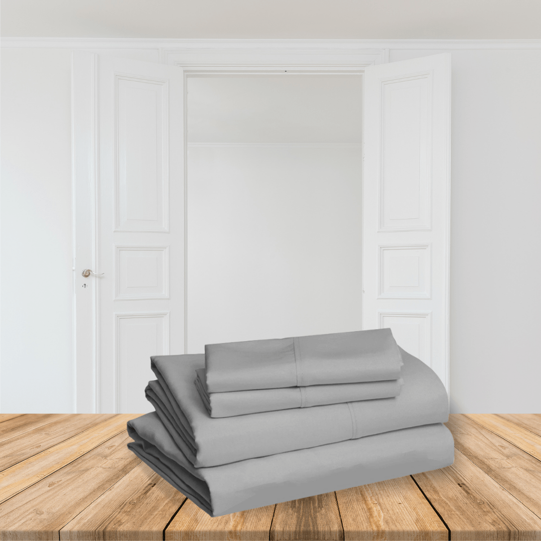 Formal Grey Bedding Set
