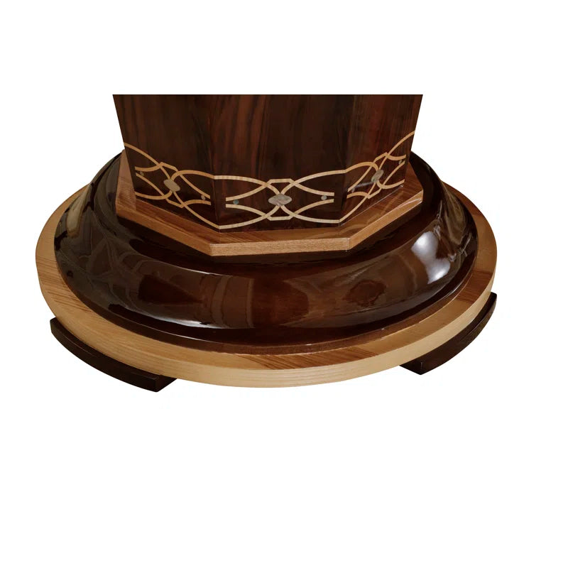 9 - Piece Solid Wood Top Double Pedestal Dining Set