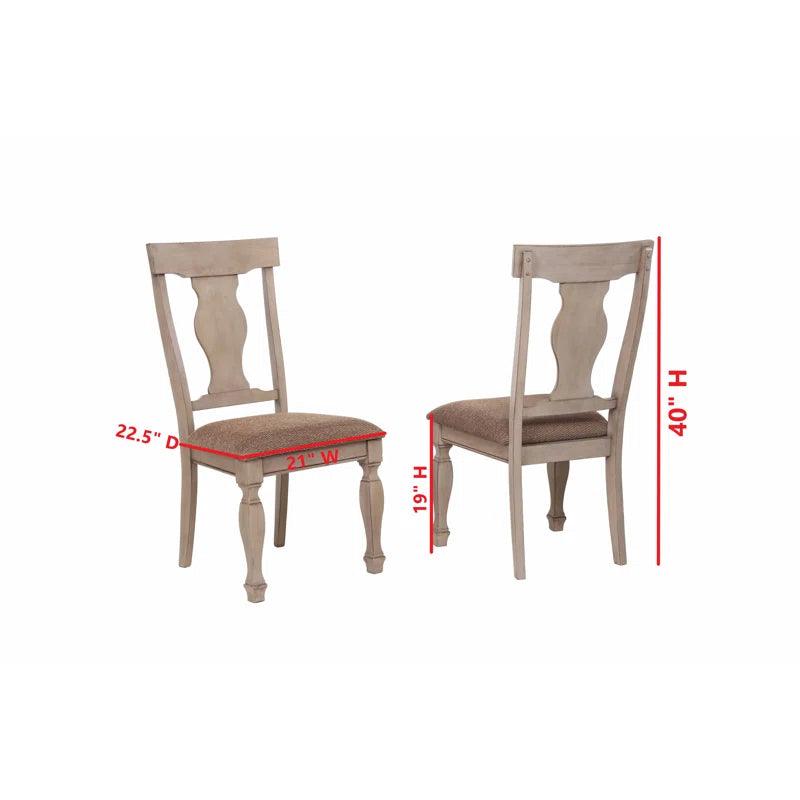 6 - Person Solid Wood Dining Set - Ouch Cart 