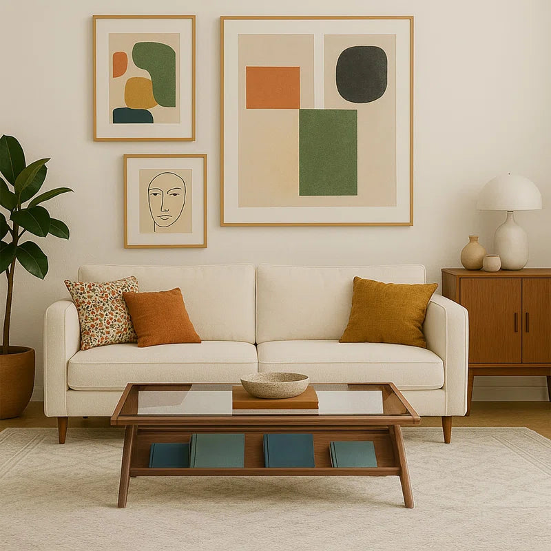 Features a tempered glass top that provides a sturdy surface for drinks or decor Includes a lower shelf that offers convenient storage for reading materials