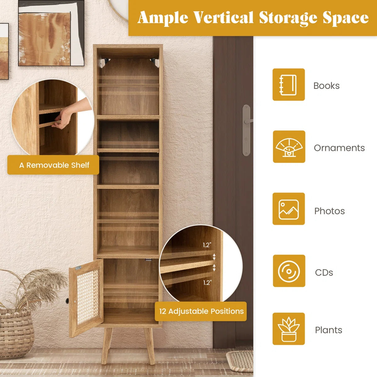 Bawer Storage BookShelf