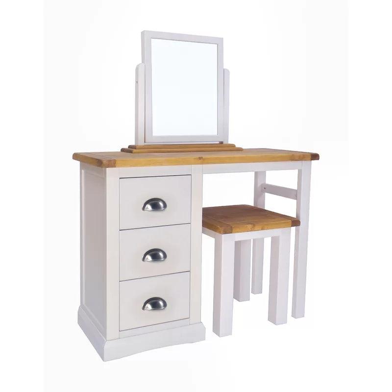 Martina Dressing Table with Mirror - Ouch Cart 