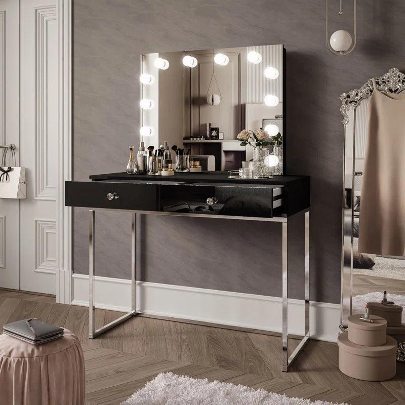 Aino Dressing Table with Mirror - Ouch Cart 