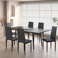 Stylish 5-Piece Pedestal Dining Set: Timeless Elegance for Your Dining Room"