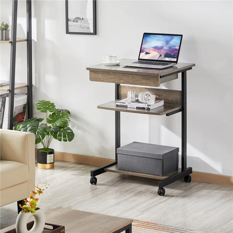 Metal Base Writing Desk