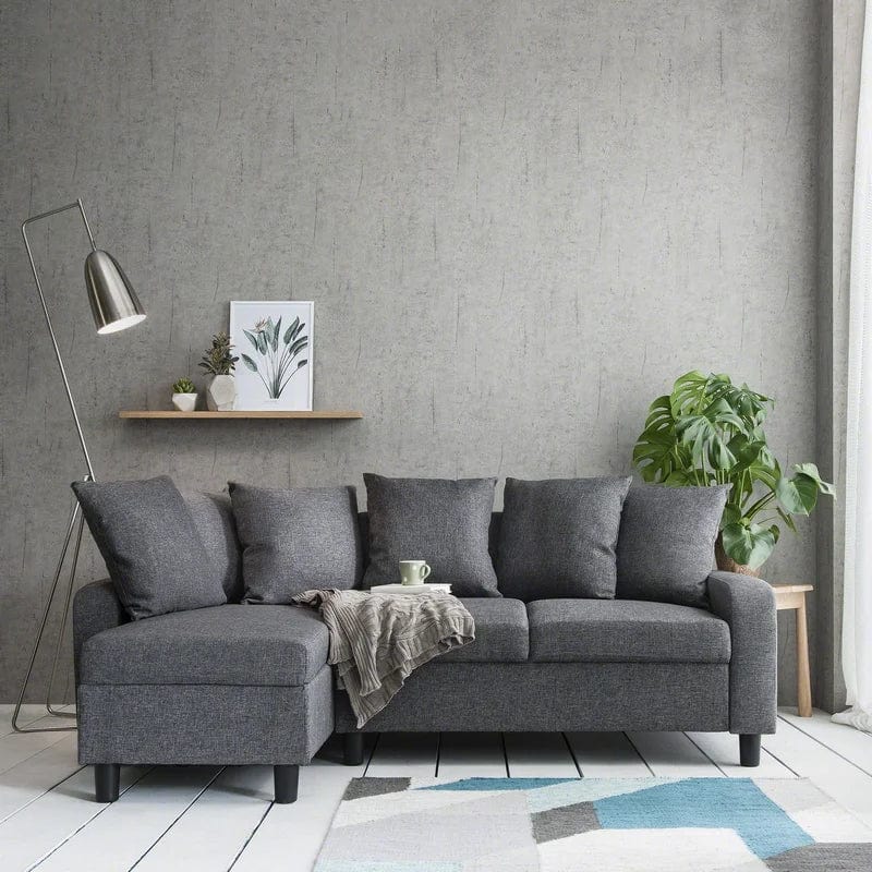 Benevides 2 - Piece Upholstered Corner Sofa Chaise