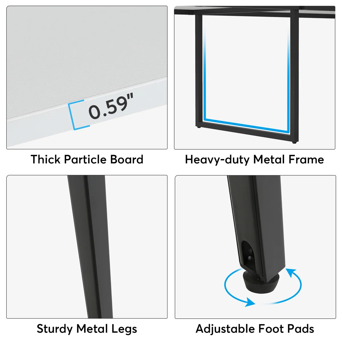Billey 94.48'' Rectangle Conference Table-OUCH CART 