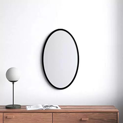 Gangaur Ovel Black Beauty Wall Mirror