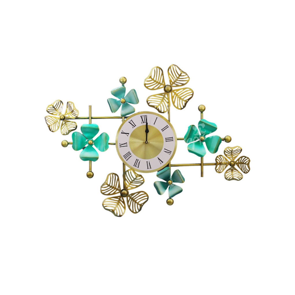 Flower colours wall clock