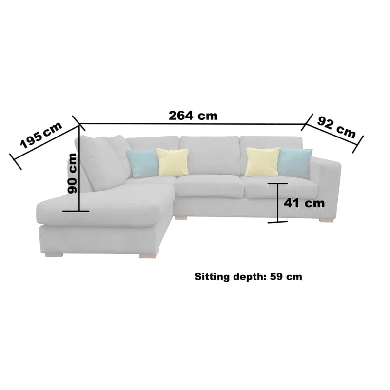 Brantwood 2 - Piece Upholstered Corner Sofa