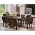 9 - Piece Trestle Dining Set