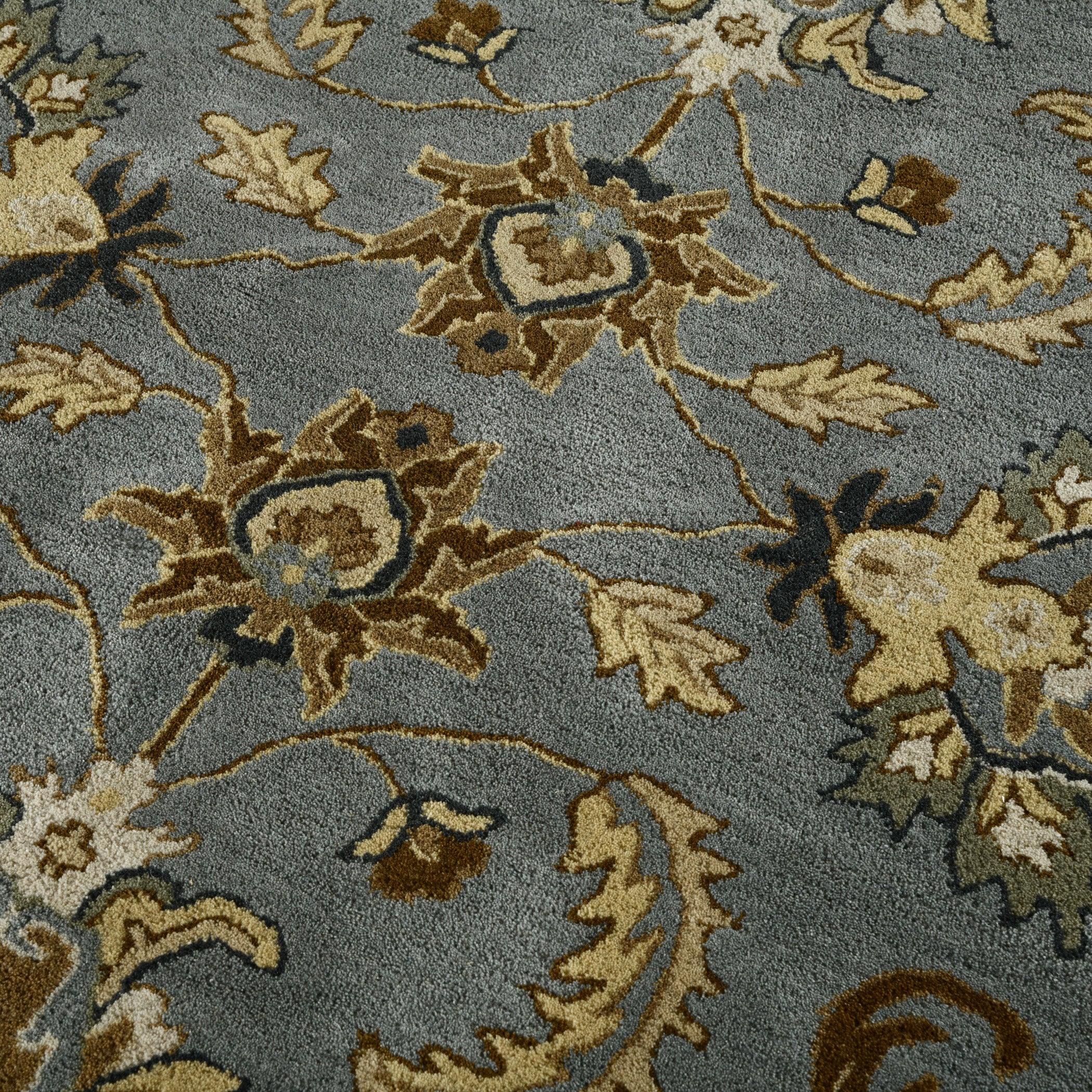 Luxury Handcrafted Floral Area Rug - 4x6, Premium 100% New Zealand Wool, Anti-Skid & Anti Slip  Carpet , Ideal for Bedroom, Living Room, and Dining Room, Kids Room, Office  | Saraswati Global Rug