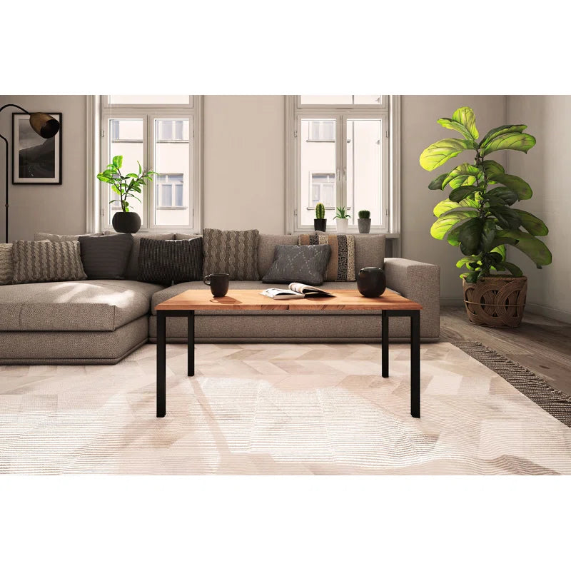 Journee Solid Wood Coffee Table