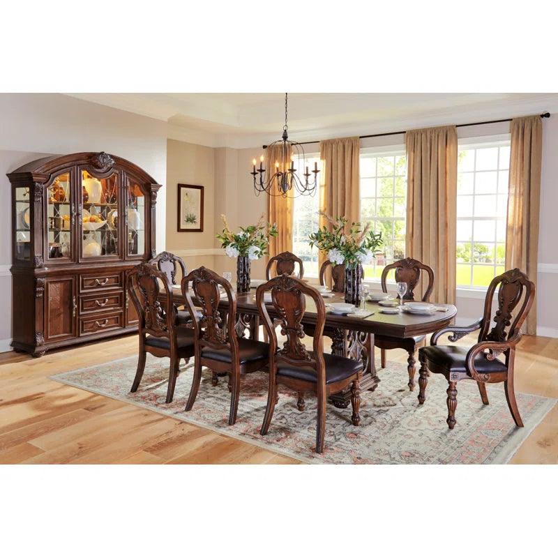 5 - Piece Extendable Trestle Dining Set - Ouch Cart 