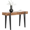 Mael Rustic Console Table: Timeless Elegance and Practical Storage