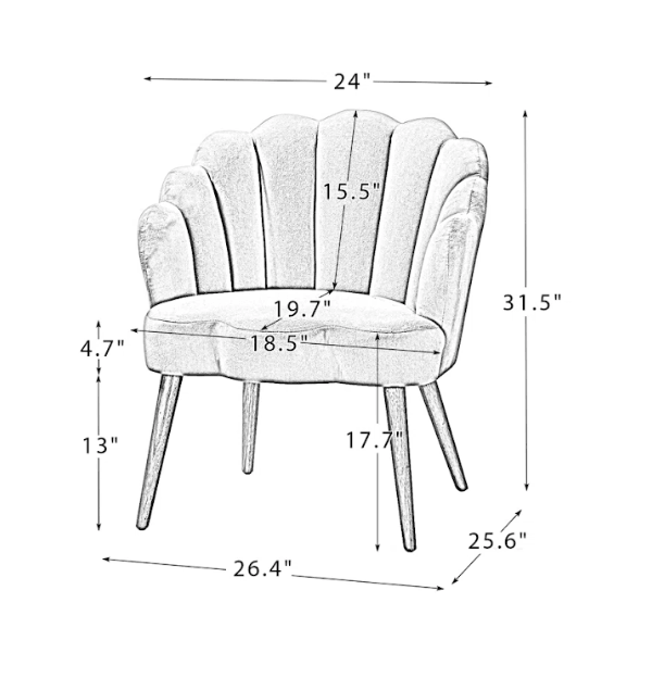 RAE ACCENT CHAIR - Ouch Cart 