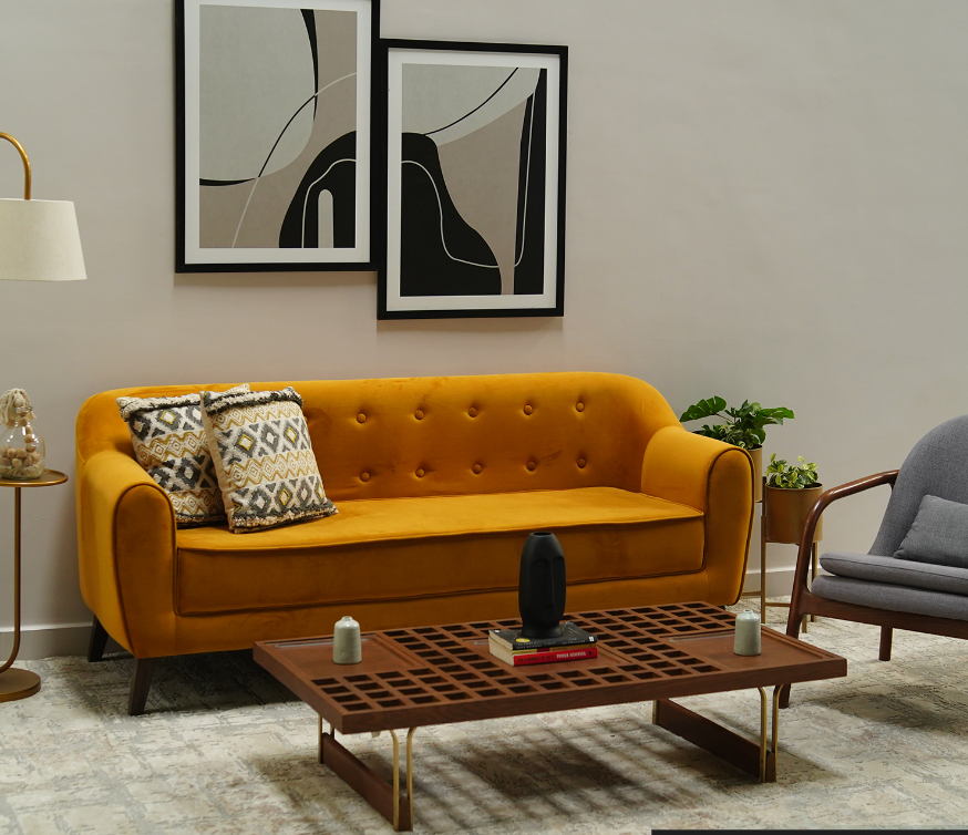 Abigail Seater Fabric Sofa