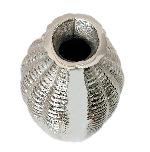 Serene Metallica Vase Silver