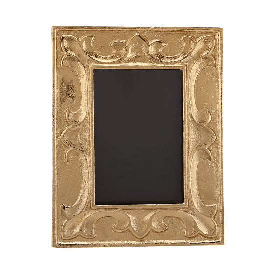 Leaf Pattern Photo Frame Gold Small Size