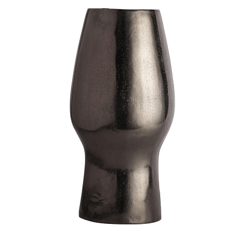 Flat Face Vase Black