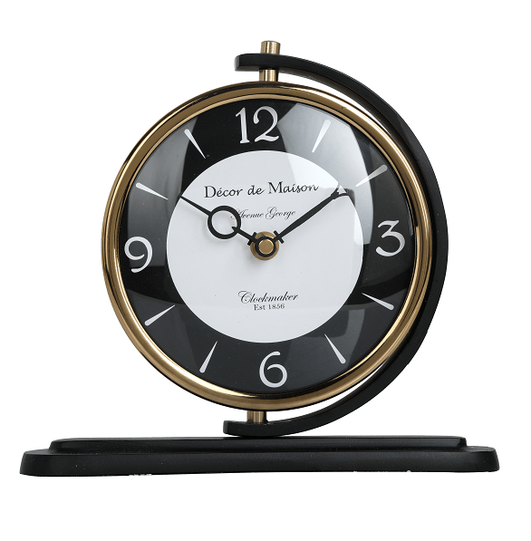 Aleksi Table clock Black
