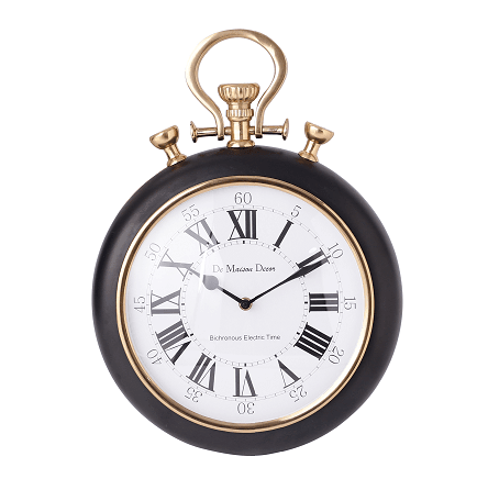 Sullivan - the Gold and Black wall clock - Ouch Cart 