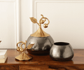 Cherry Vine Black Décorative Box Set