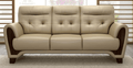 Leather 3 Seater Sofa in Brown Colour