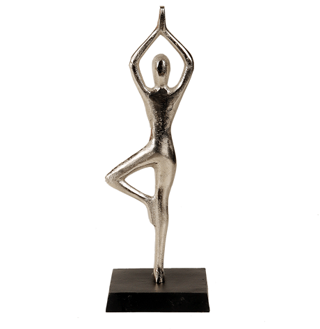 yoga girl silver