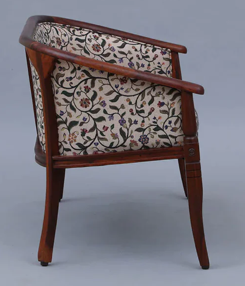 Sheesham Wood 2 Seater Sofa In Scratch Resistant Honey Oak Finish in Multicolor