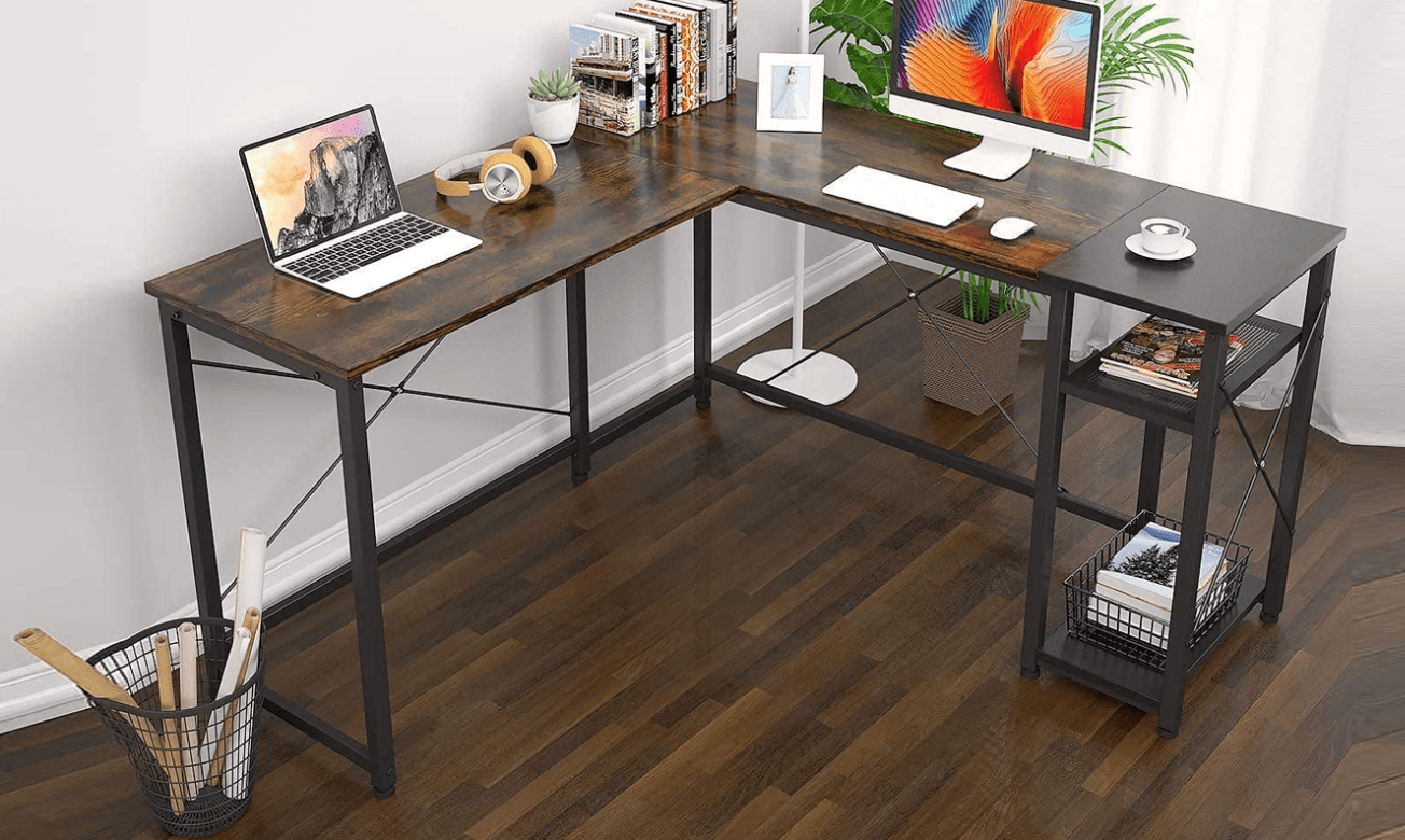 Blakely L Shaped Computer Desk 2 Person Table