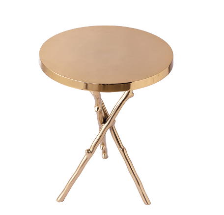 Bamboo Table Gold