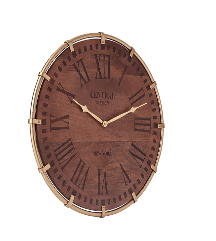 Timberland Gold Wall Clock