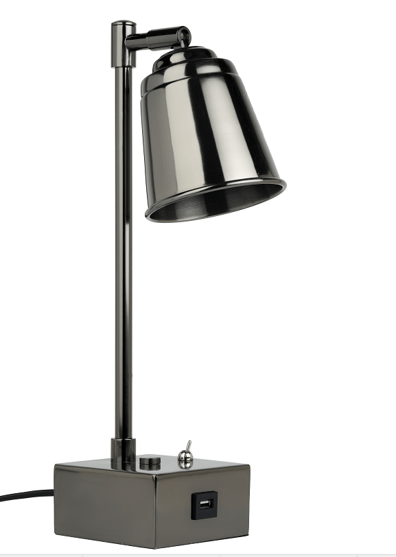 Cherosi USB Black nickle Lamp