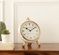 Bone-Framed Table Clock